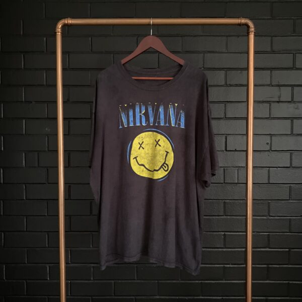 00s Nirvana Smiley Tee XXXL