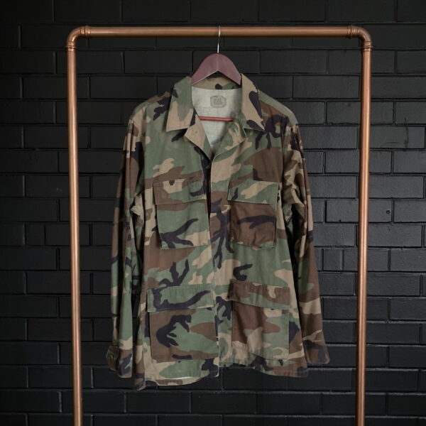 90s Woodland Camo Utility Jacket M